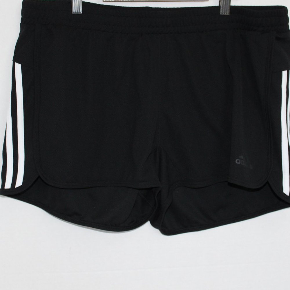NWT Adidas Black Running Workout Shorts XL
